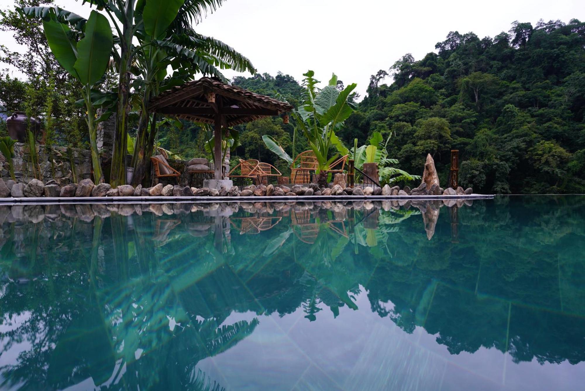 Ba Be Jungle Houses Buitenkant foto